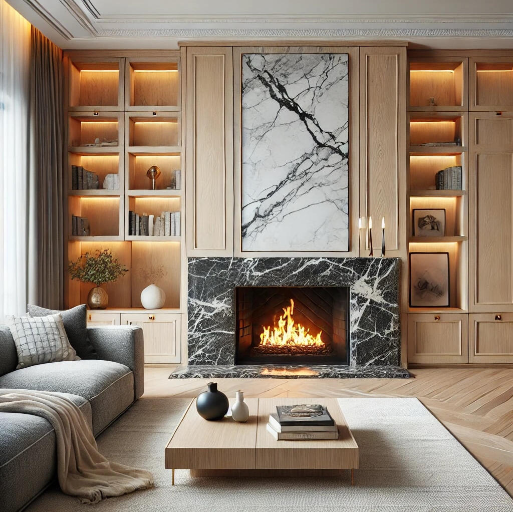Fireplace Renovations, Custom Fireplaces, Condo Fireplaces, Marble Fireplace Mantels, Custom Stone Fireplaces
